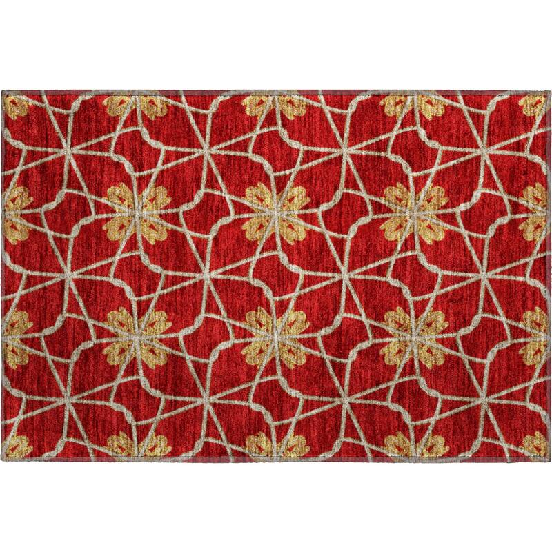 Premium Washable Super Soft Contemporary Tangle Mayfield Rug