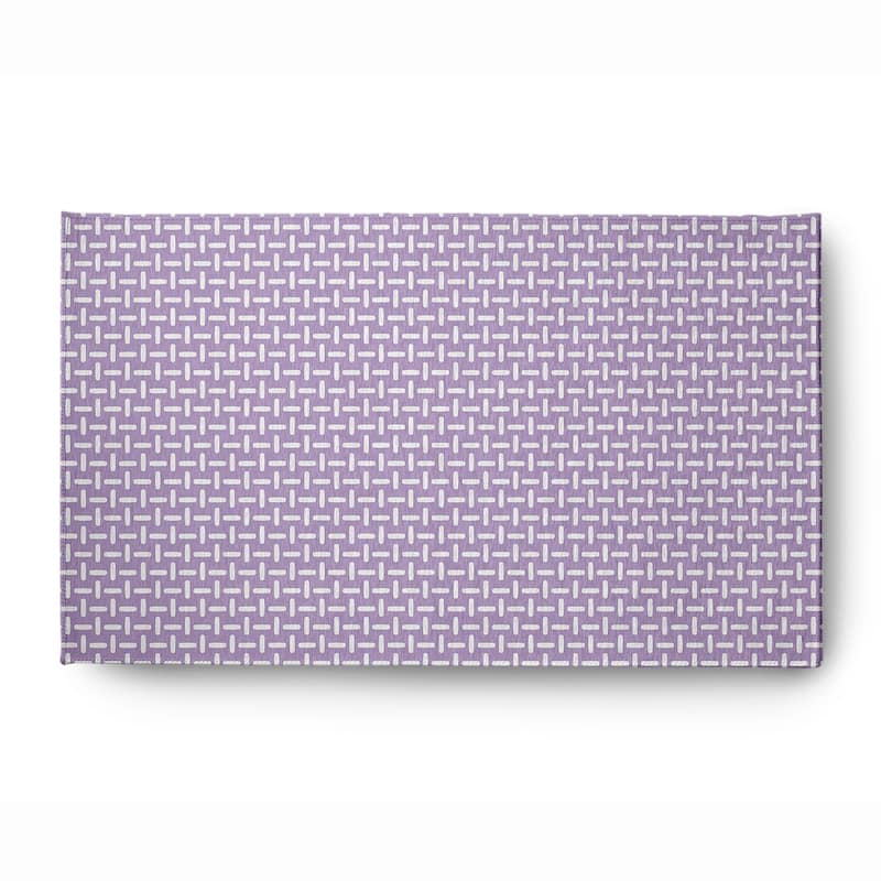 Woven Stitch Soft Chenille Rug - 3' x 5' - Lavender