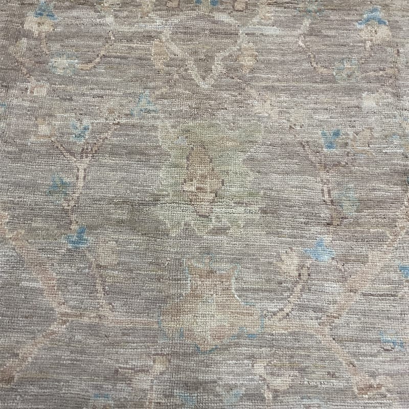 HERAT ORIENTAL Handmade Vegetable Dyed Oushak Wool Rug - 9'3" x 12'4"