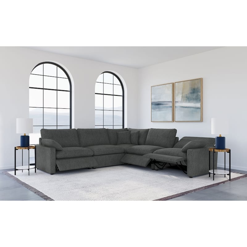 Collins Upholstered Power Reclining Sectional Sofa