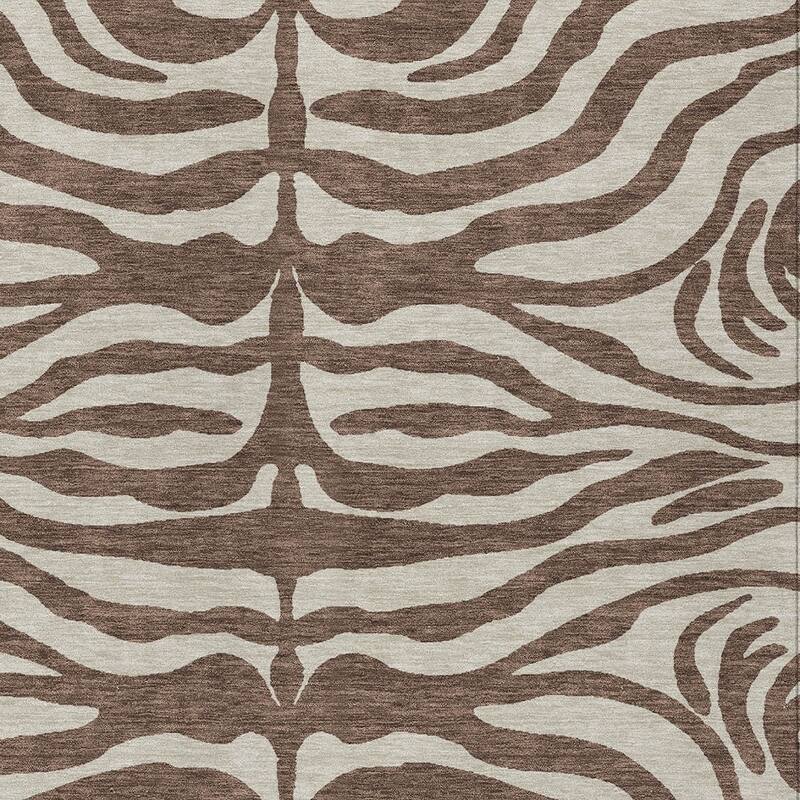 HomeRoots Animal Print Transitional Rectangle Outdoor Rug