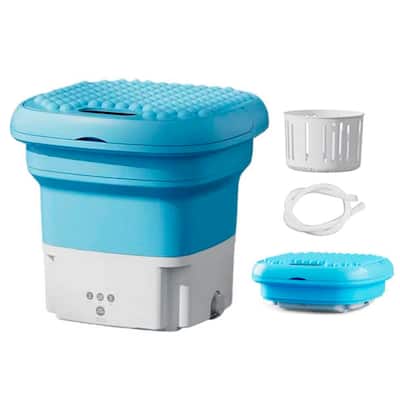 Mini Portable Washing Machine 2 in 1 Portable Foldable for Home Travel