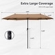 preview thumbnail 7 of 7, MAISON ARTS 13ft Double -Sided Patio Umbrella Extra Large with Crank