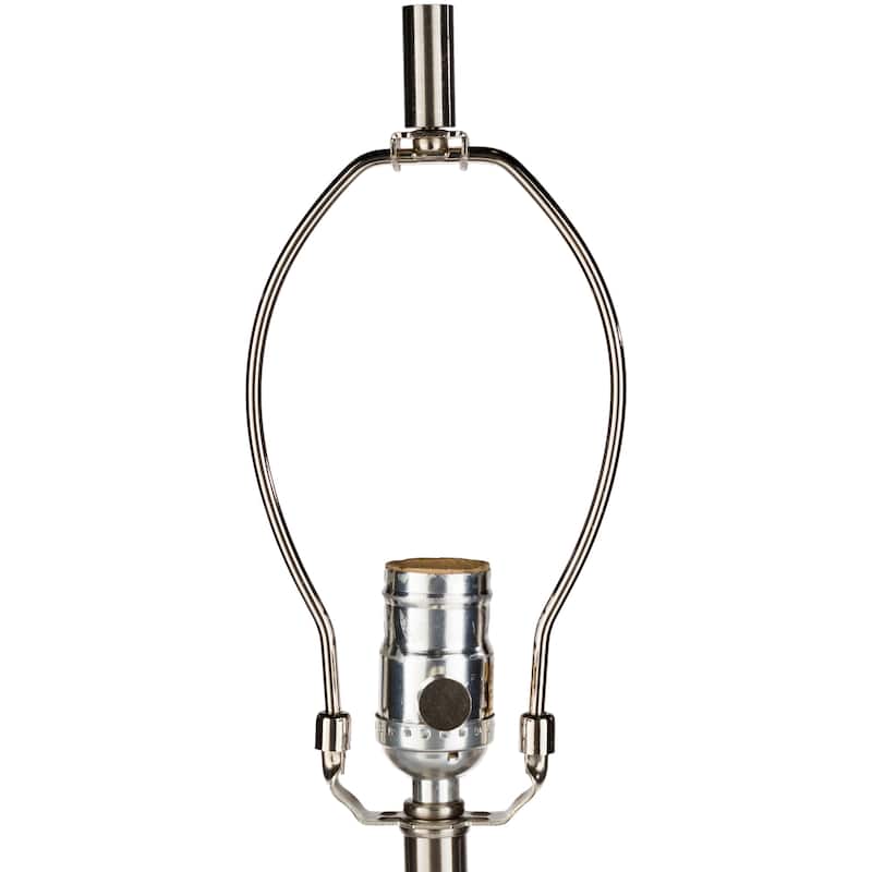 Contemporary Alton Floor Lamp with Natural Finish Wood Base