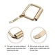 Roller Buckles, 20pcs 4 Sizes Metal Belt Pin Buckle, Bronze Tone ...