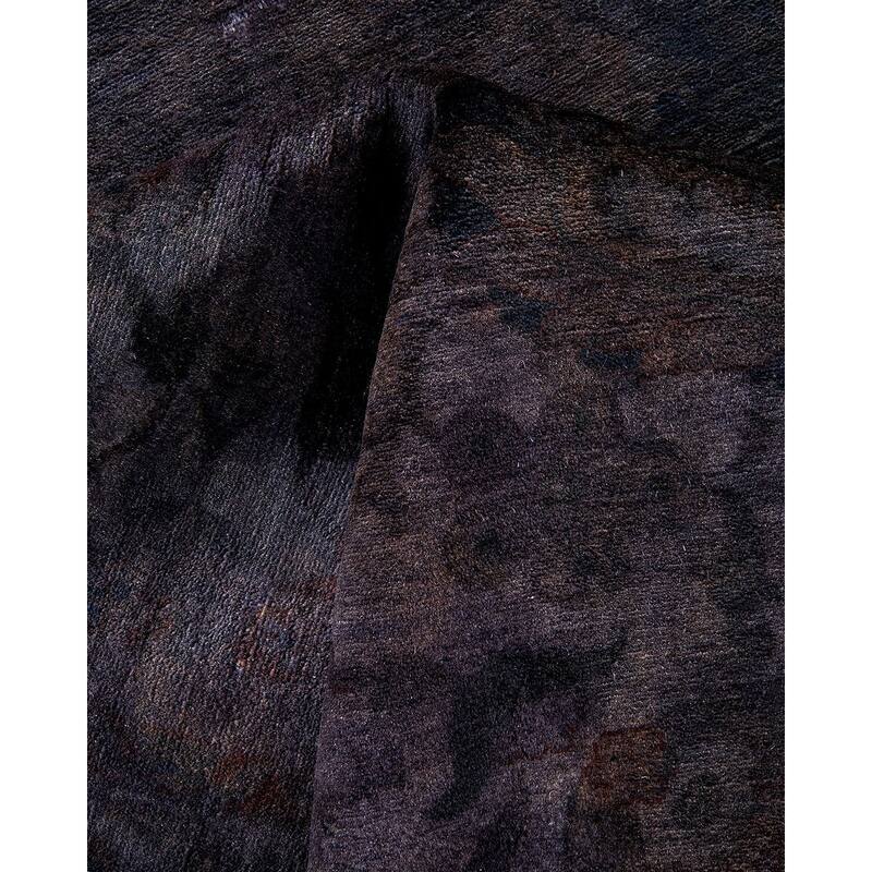Fine Vibrance, One-of-a-Kind Hand-Knotted Area Rug - Gray, 8' 3" x 10' 5" - 8' 3" x 10' 5"