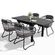 Option Table-Black&Chair-Grey