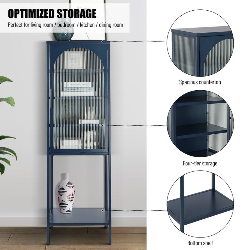 Glider Chair with Headrest & Storage