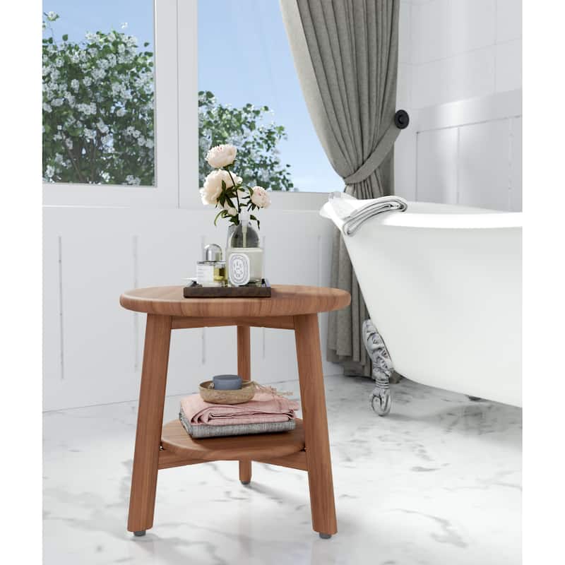 18" Bjön-Dot Solid Top Teak Shower Bench