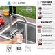 preview thumbnail 21 of 32, STYLISH Stainless Steel Single Handle Foldable Pull Down Kitchen Faucet