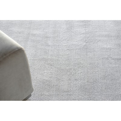 Exquisite Rugs Poliforma Handmade Handloomed Polyester Light Beige Area Rug