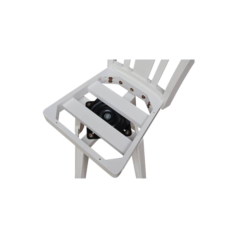 San Remo Counter Height Stool with 24 in. H Swivel Seat