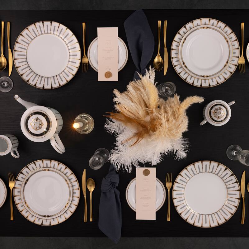 Empire Gold Set Of 4 Saucers, 6"
