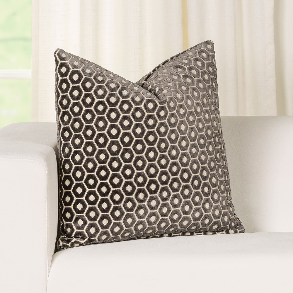 Beatrice Embossed Diamond Throw Pillow