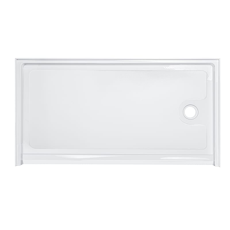 Ella Wheelchair Roll-In Shower Base Acrylic - Right Drain - 32'' x 60''