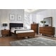 preview thumbnail 1 of 100, Robyn Upholstered Tufted Bedroom Set Dark Walnut