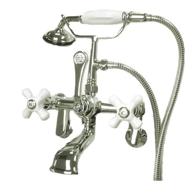Kingston Brass Vintage Wall Mounted Clawfoot Tub Filler with Personal