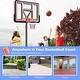preview thumbnail 10 of 9, Goplus 7.4-10 FT Basketball Hoop Outdoor System with 44 Inch - 44" x 29.5" x 88.8" (L x W x H)