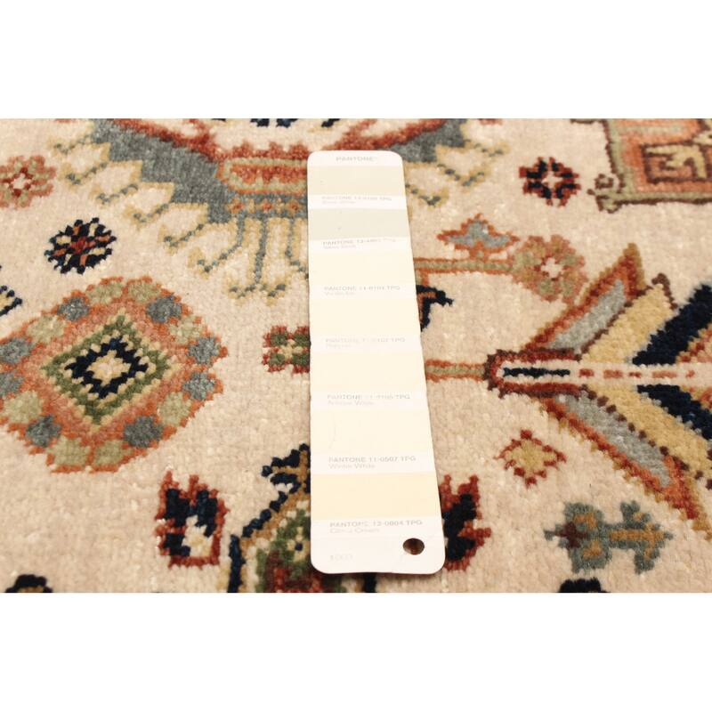 ECARPETGALLERY Hand-knotted Jules Sultane Cream Wool Rug - 4'0 x 5'11