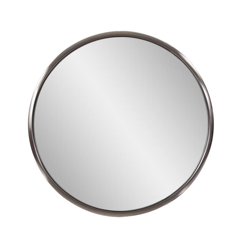 Allan Andrews Round Decorative Stainless Steel Wall & Accent Mirror
