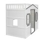 preview thumbnail 5 of 26, Twin Size Loft Bed with Ladder and Solid Pine Wood Frame