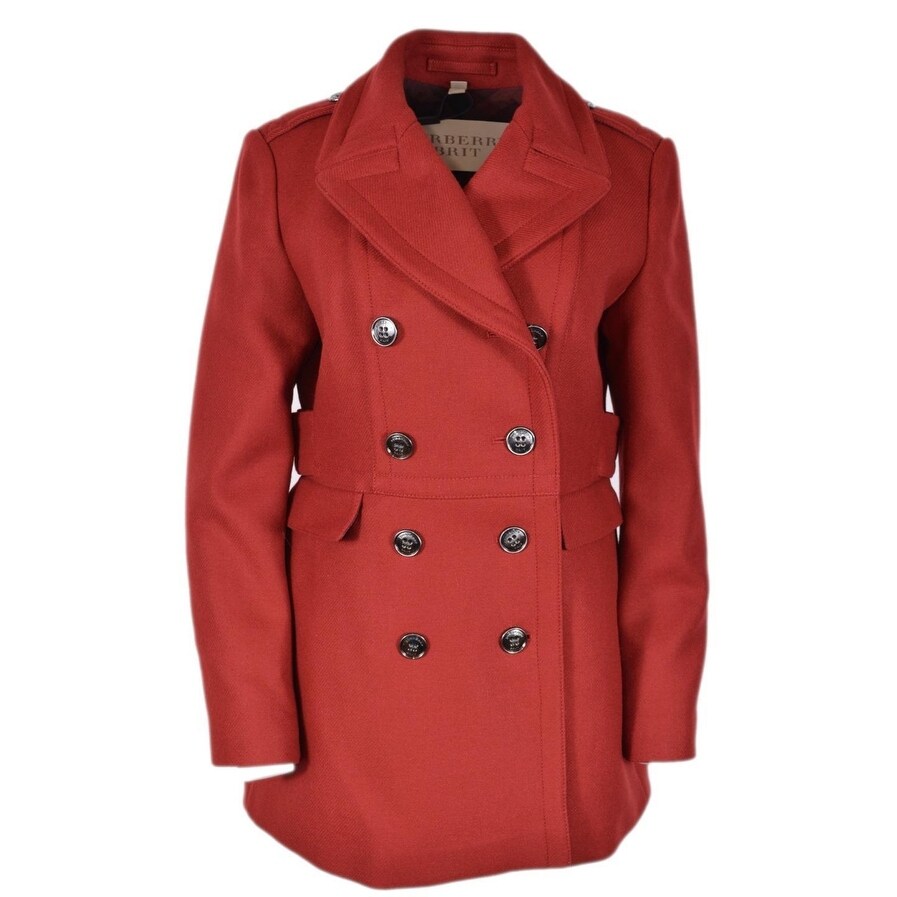 burberry pea coat womens