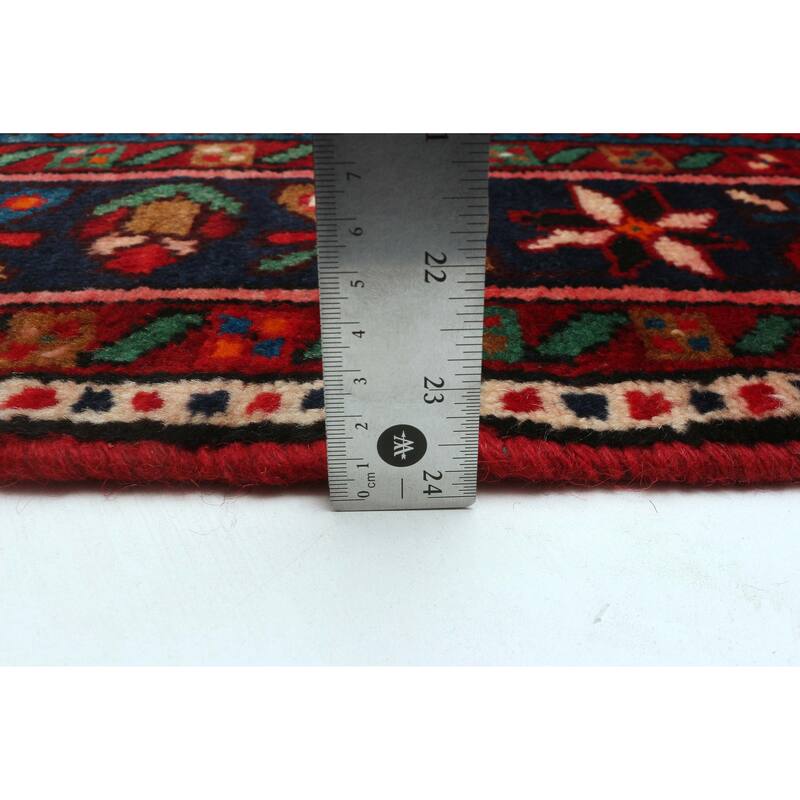 ECARPETGALLERY Hand-knotted Andelz Red Wool Rug - 4'9 x 6'6