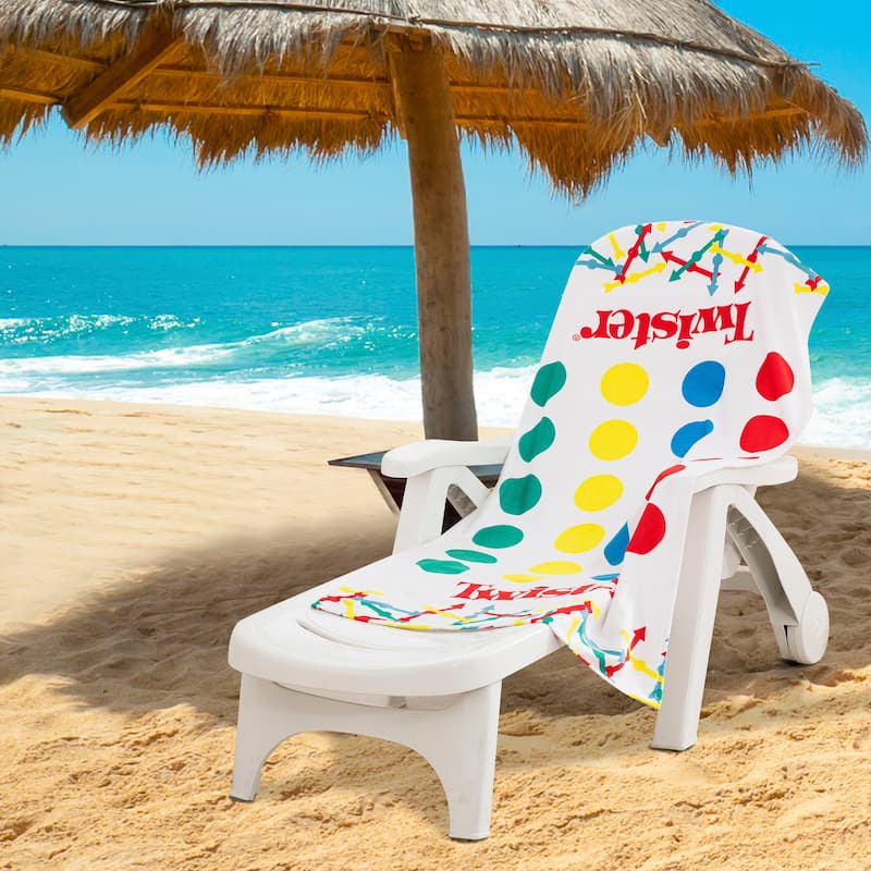 Hasbro Twister Twister Board Beach Towel - 30" x 60"