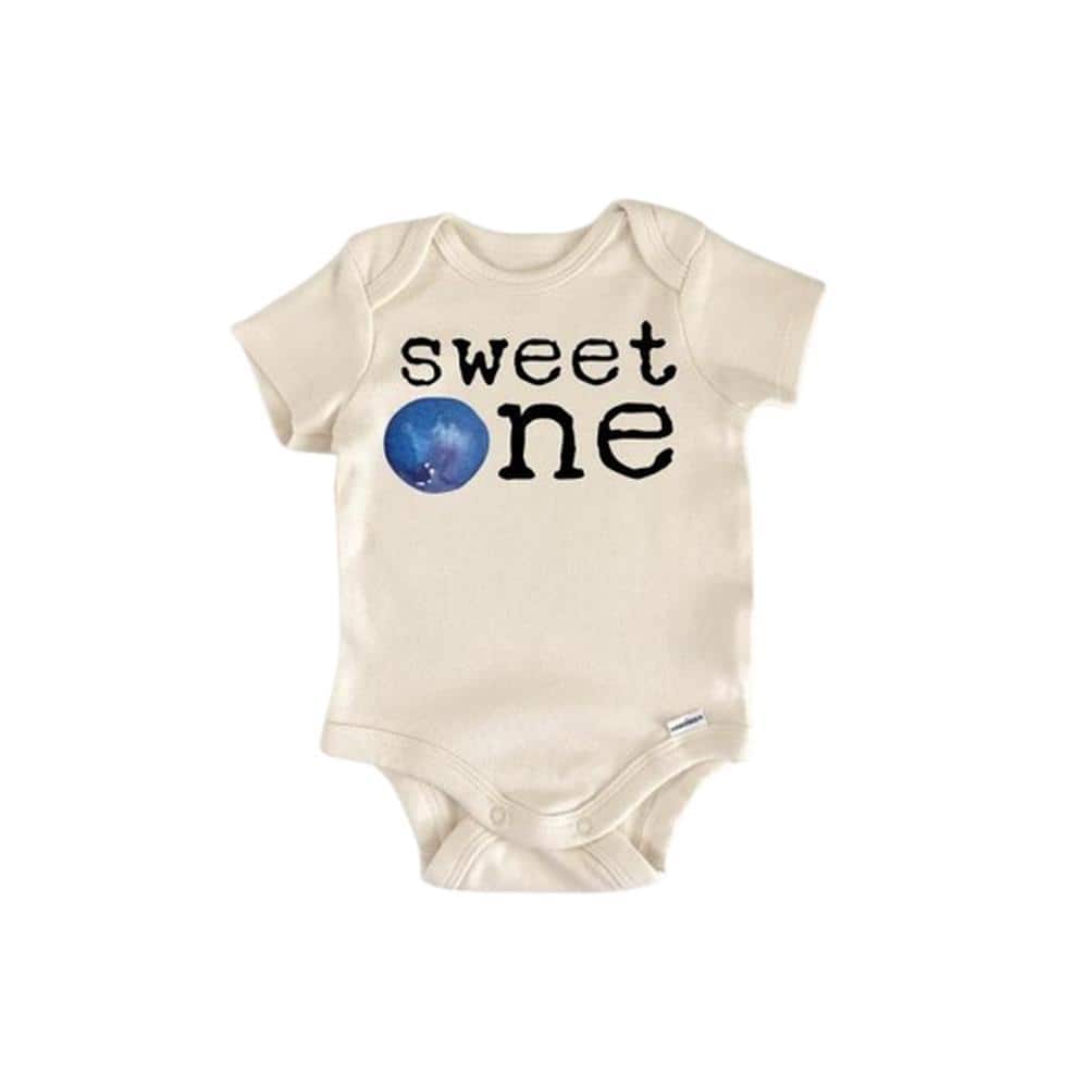 Blueberry Birthday Sweet - Baby Boy Girl Clothes Infant Bodysuit Funny Cute Newborn
