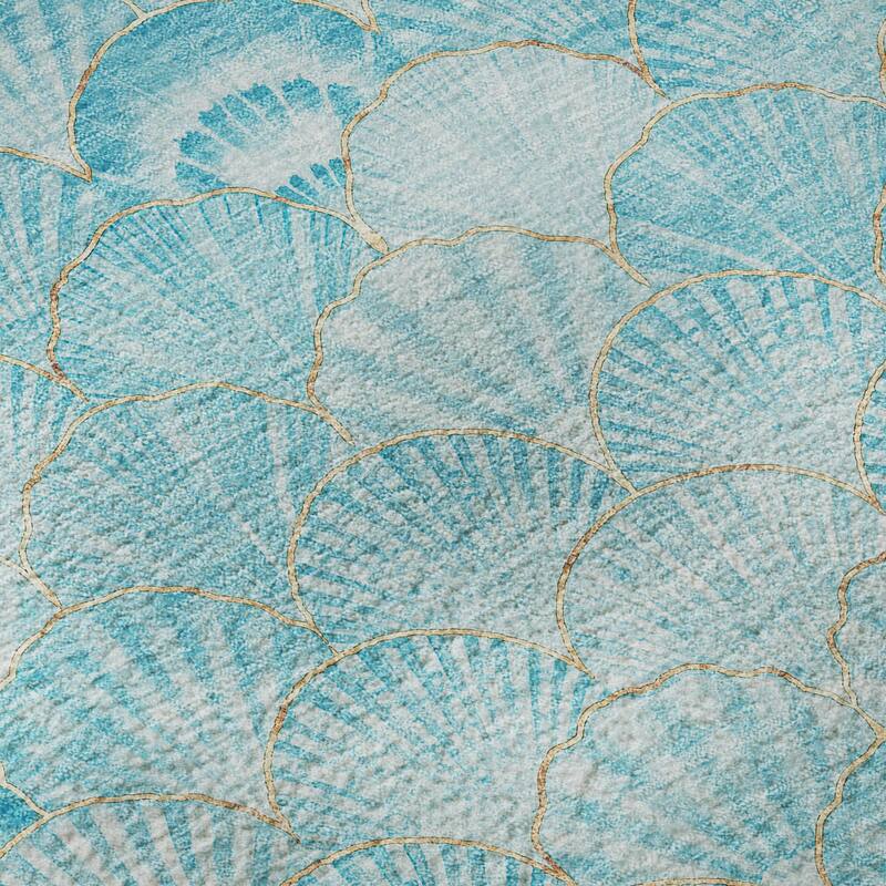 Premium Washable Super Soft Coastal Seashell Mayfield Rug