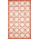 preview thumbnail 67 of 113, SAFAVIEH Amherst Naomi Modern Rug 5'3" x 8' - Ivory/Orange - Rectangle