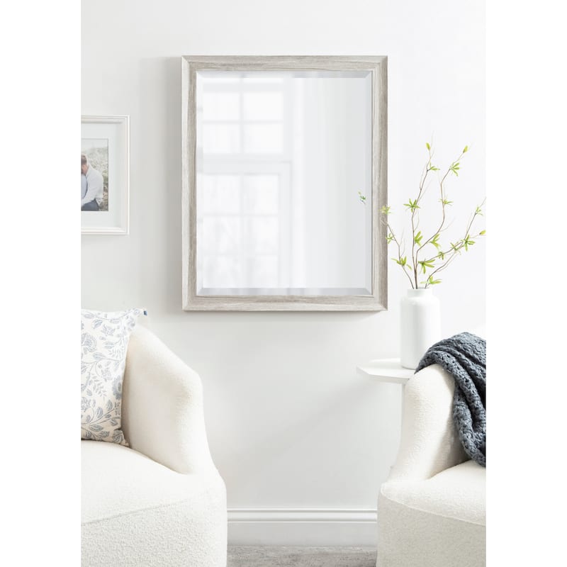 Kate and Laurel Dalphia Rectangle Bathroom Wall Mirror