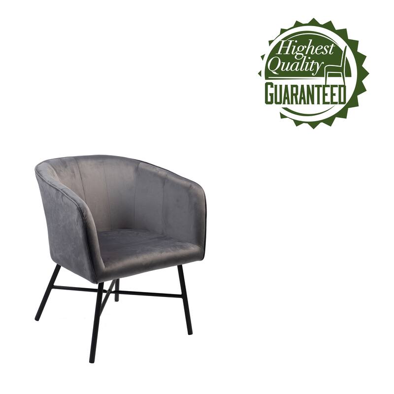 Porthos Home Belia Velvet Dining Chair, Rust-resistant Steel Legs - N/A