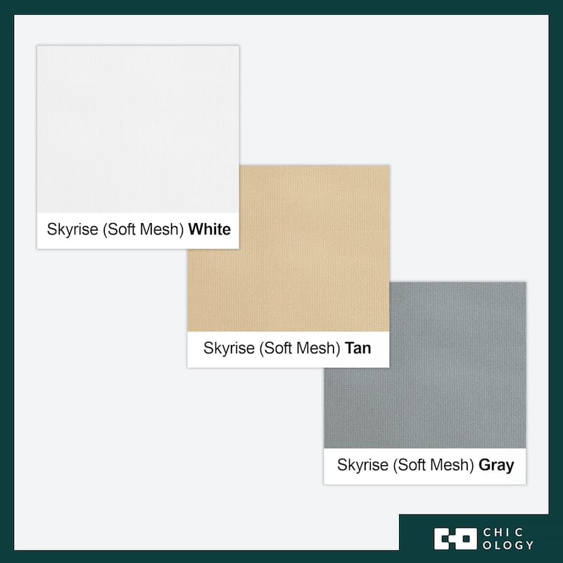 CHICOLOGY Adjustable Sliding Panels, 4-Rail Track, Light Filtering