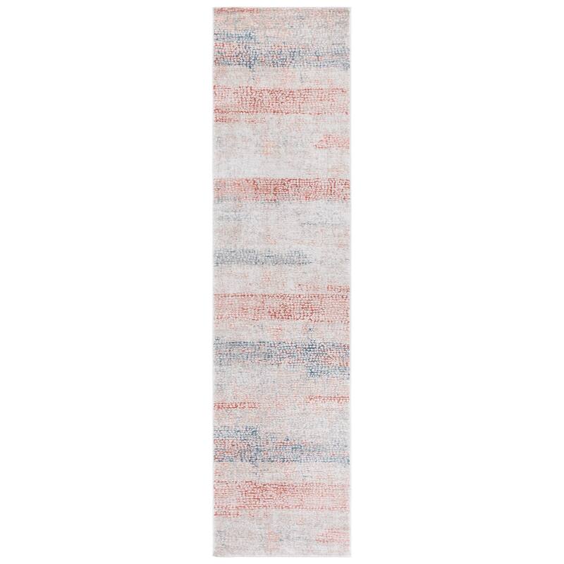 SAFAVIEH Madison Abaco Vintage Rug - 2'2" x 9' Runner - Ivory/Blue Rust
