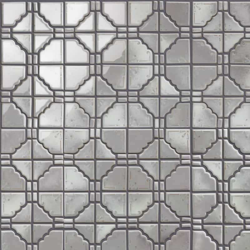 Merola Tile Hudson Moonbeam Grey Eye 11-7/8" x 11-7/8" Porcelain Floor and Wall Tile