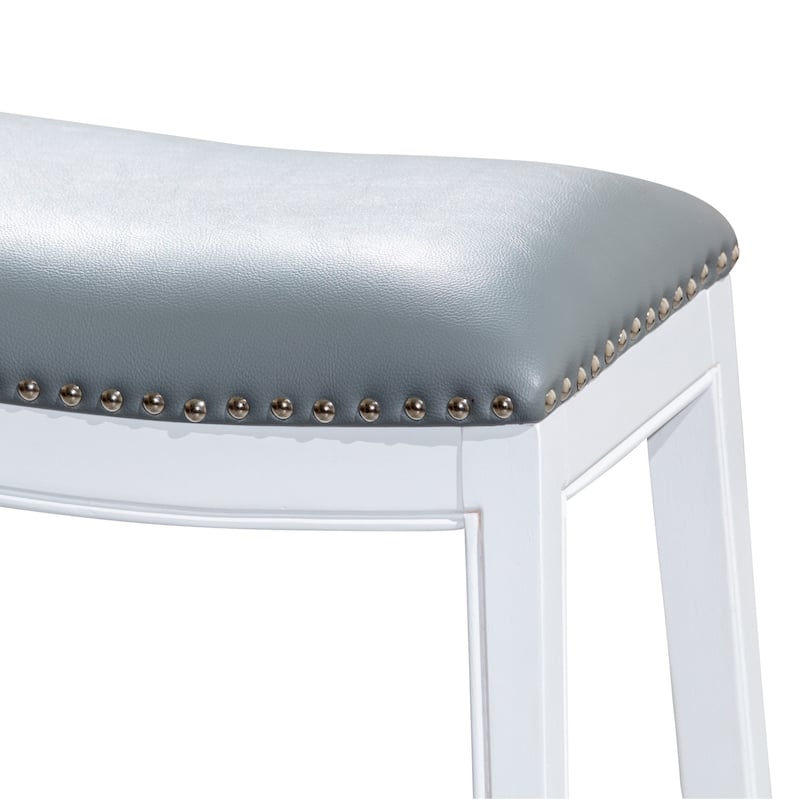 30" Bar Height Saddle Stool