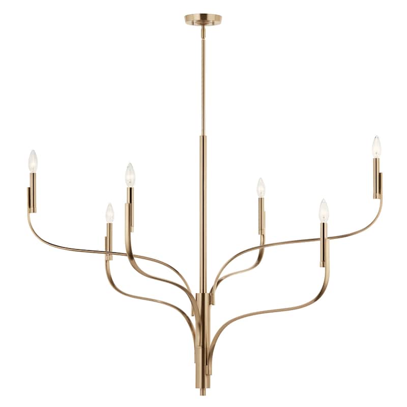 Kichler Lighting Livadia Candle Chandelier - 47.25 in - Champagne Bronze