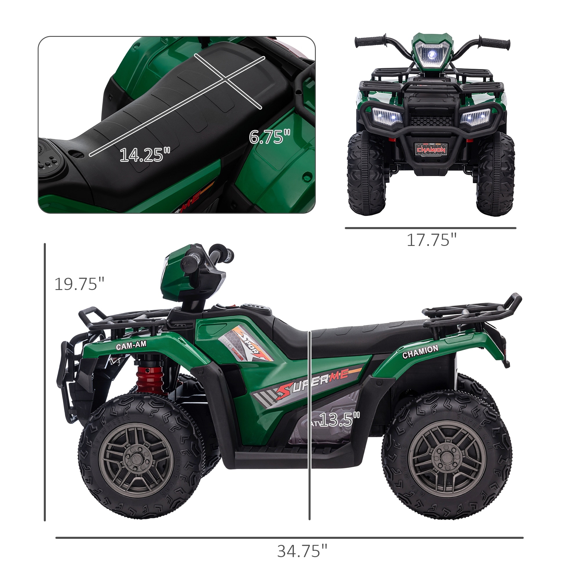 Battery operated 4 wheeler clearance