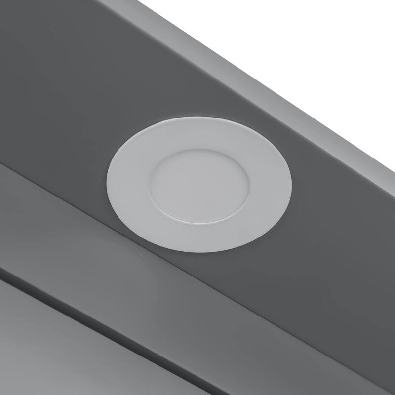 Roomfitters Queen Size Murphy Bed with Folding Desk and USB Charging Ports, Space-Saving Wall Bed with LED Lights