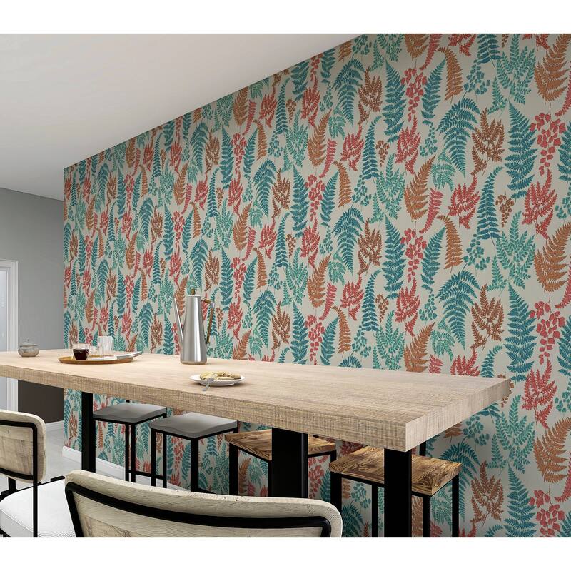 Arthouse Jerome Red Botanical Wallpaper