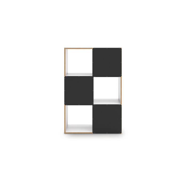Signature Design by Ashley Onita White 6 Cube Organizer - 24" W x 12" D x 35" H