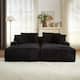 Option Black Double Chaise