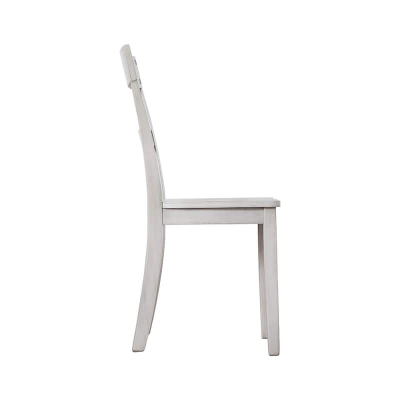 Loratti Rustic Grey Wash Dining Room Chair (Set of 2)
