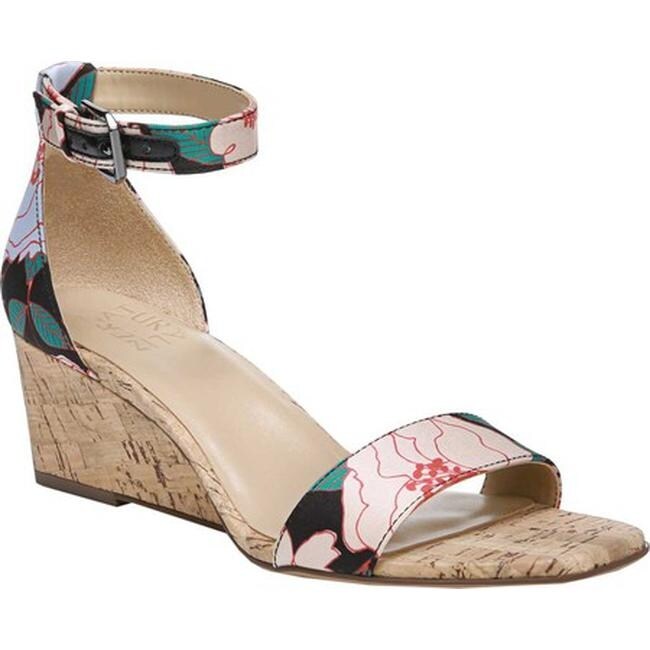 naturalizer floral sandals