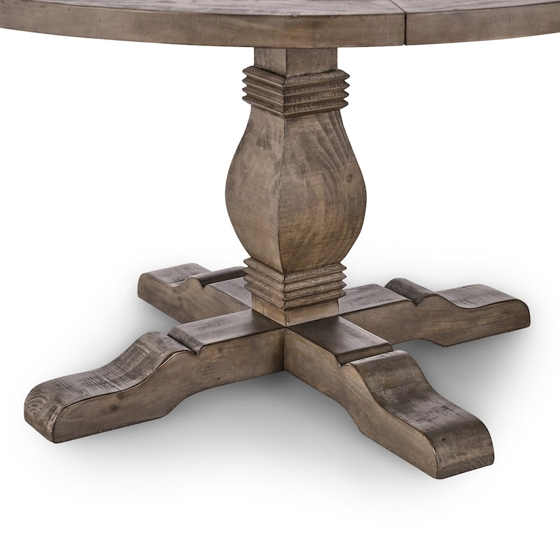Kasey Reclaimed Pine Round Dining Table by Kosas Home