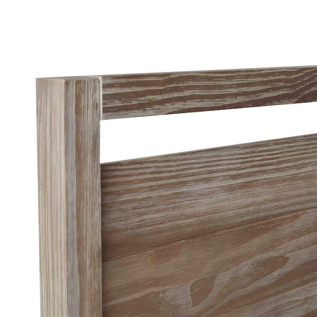 Grain Wood Furniture Solid Wood Loft Platform Bed