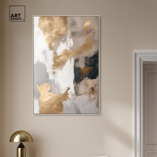 Boosted Canvas Midcentury Abstract by Art Remedy - On Sale - Bed