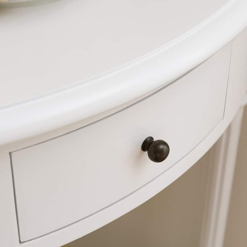 Leick Home One Drawer Corner Stand with Shelf