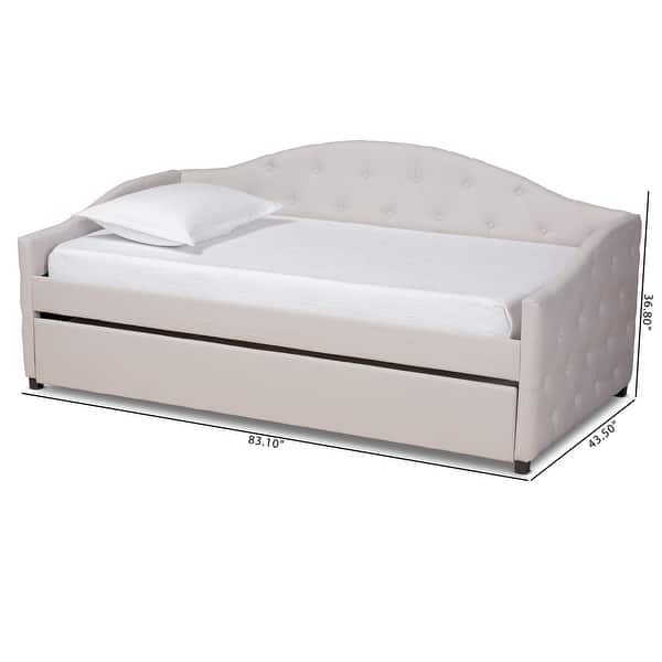Becker Modern and Contemporary Transitional Daybed with Trundle